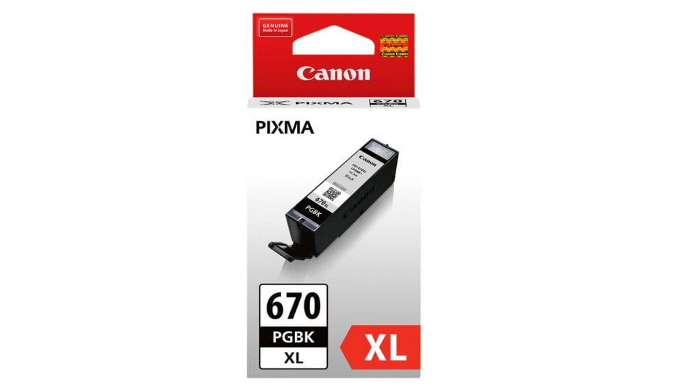 CANON PGI-670XL BLACK GENUINE INK CARTRIDGE.