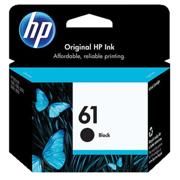 HP 61 BLACK GENUINE INK CARTRIDGE.
