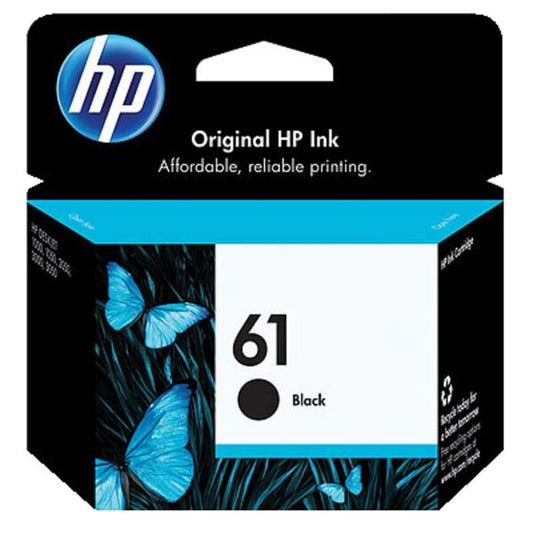 HP 61 BLACK GENUINE INK CARTRIDGE.
