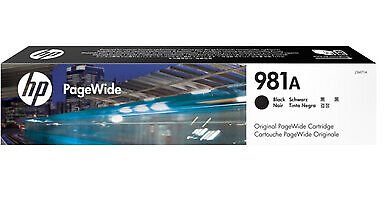 HP 981A VALUE PACK GENUINE WITH BLACK, CYAN, MAGENTA AND YELLOW.