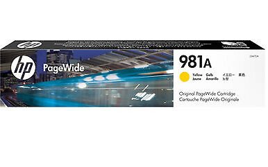 HP 981A VALUE PACK GENUINE WITH BLACK, CYAN, MAGENTA AND YELLOW.