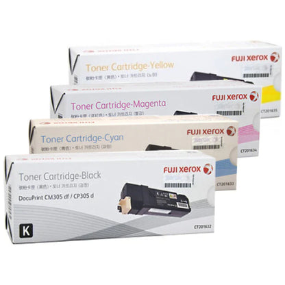 Fuji-Xerox CT201632 - CT201634 Genuine 4-Toner Black, Cyan, Magenta & Yellow Value Pack.