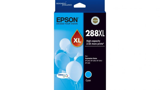 Epson 288XL Cyan Genuine High-Capacity Ink Cartridge