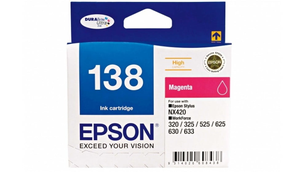 Epson 138 Magenta Genuine Ink Cartridge Ink Warehouse 7148
